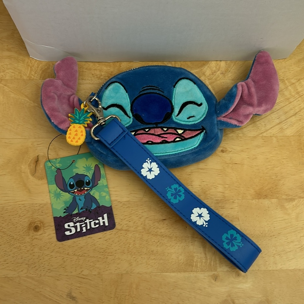 Disney Lilo & Stitch Figural Stitch Plush Coin Purse
